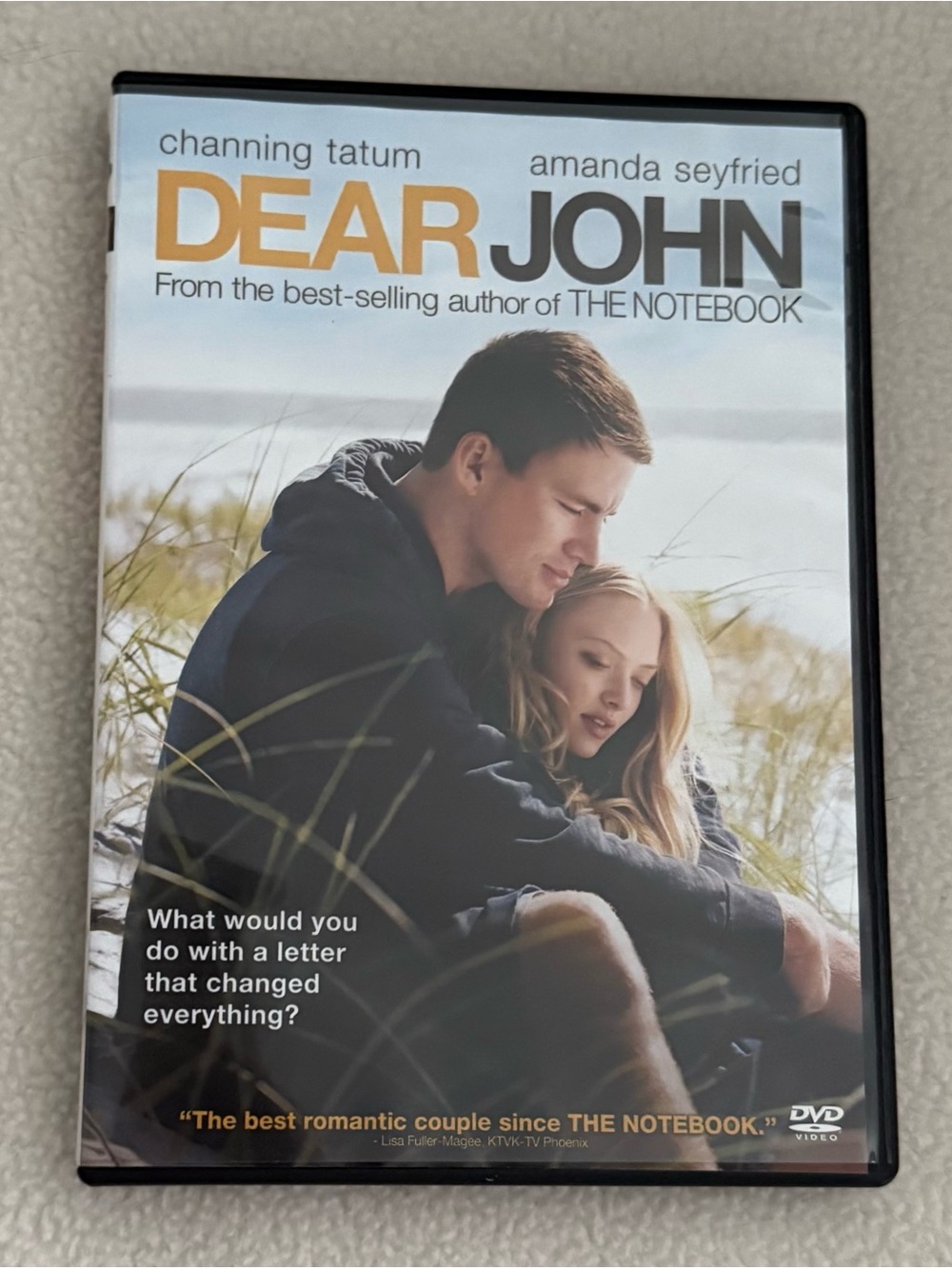 Dear John, Channing Tatum & Amanda Seyfried DVD based on Nicholas Sparks